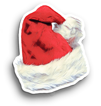 Christmas santa hat