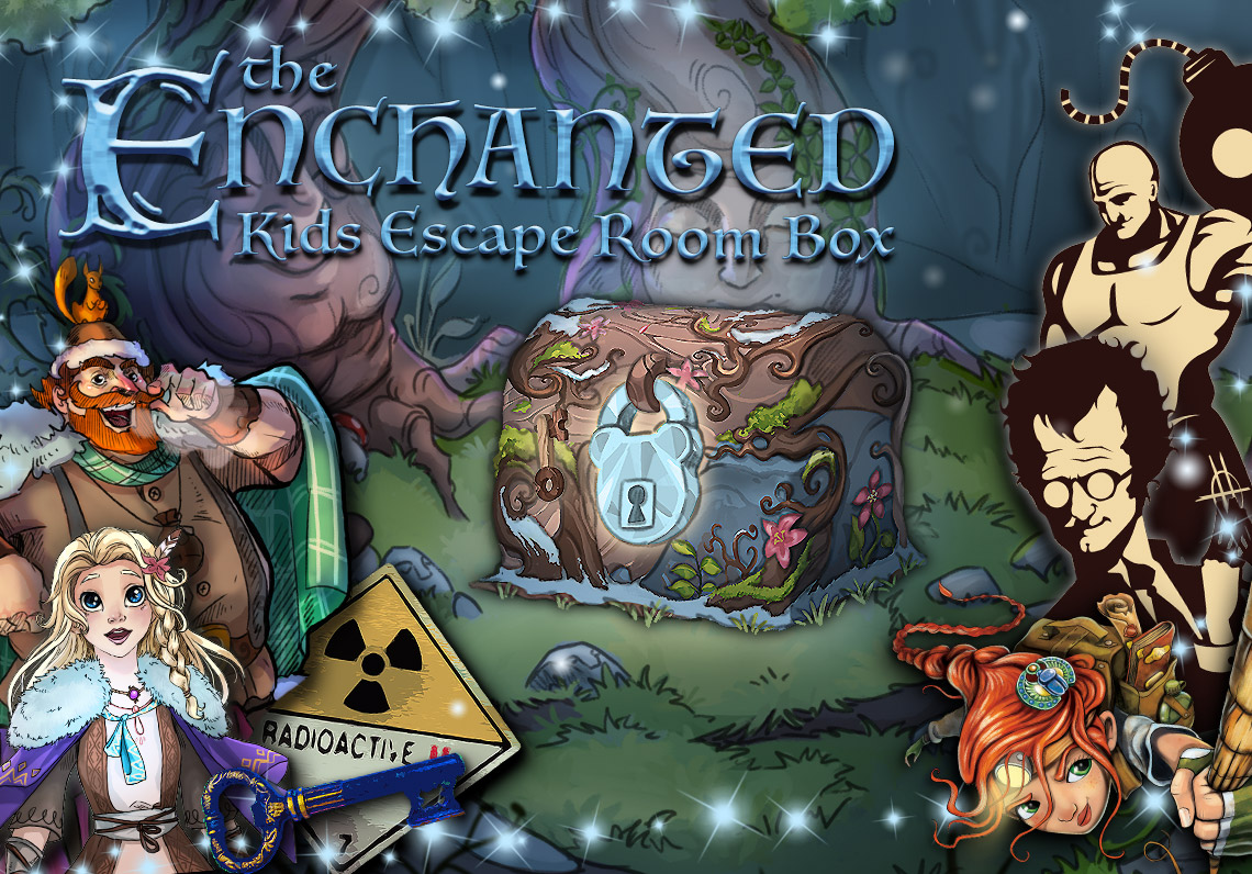 Enchanted Kids Escape Room Box title