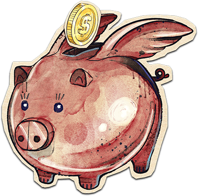 money-back-cash-pig-brown