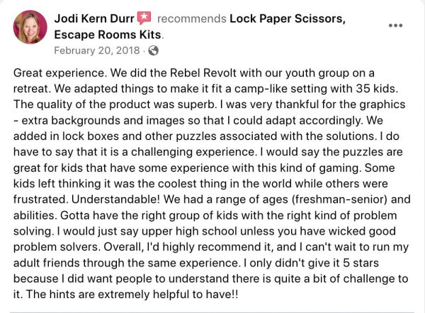 Rebel Revolt review by Jodi